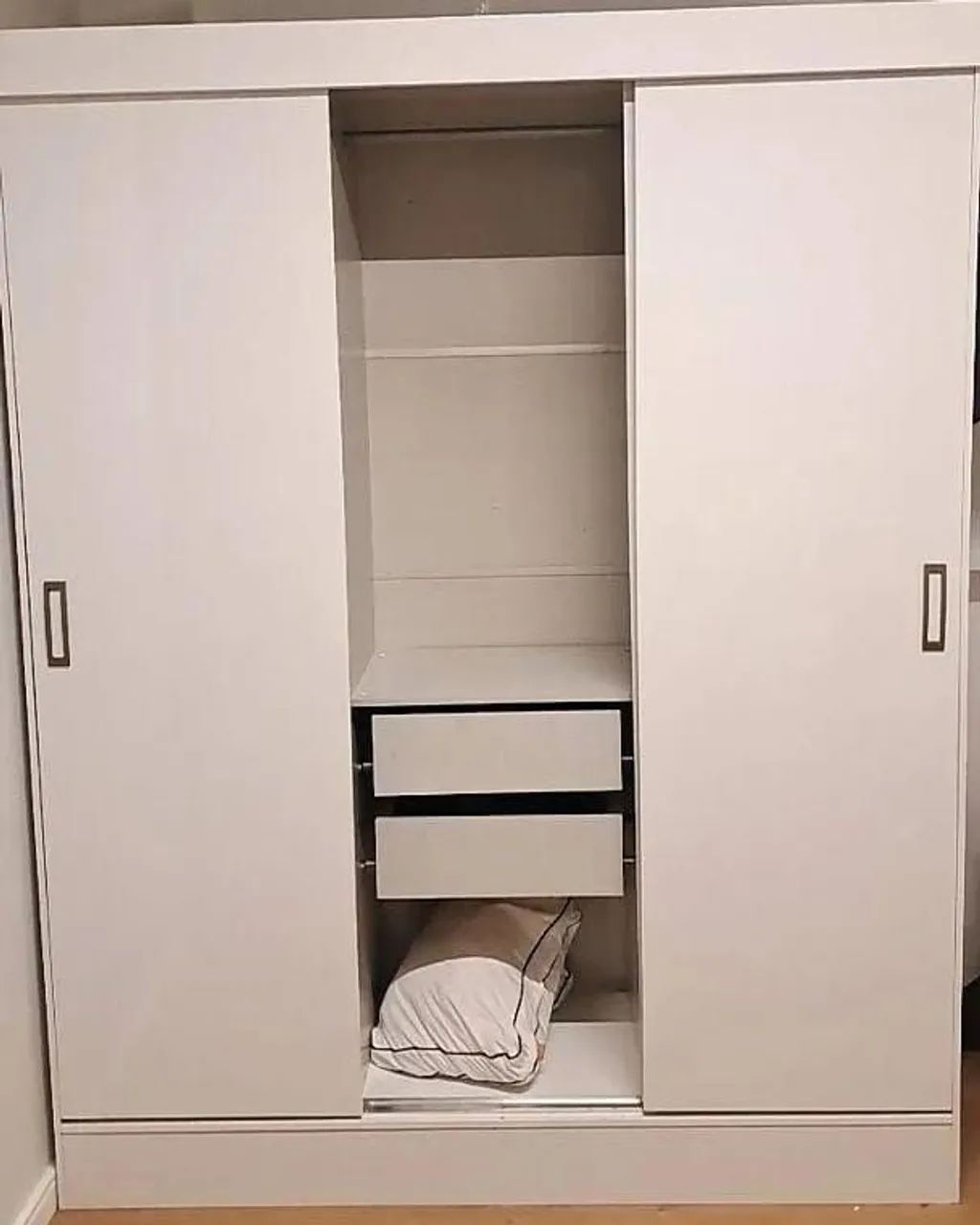 Guarda-Roupa 3 Portas de Correr com Espelho - Foto 4