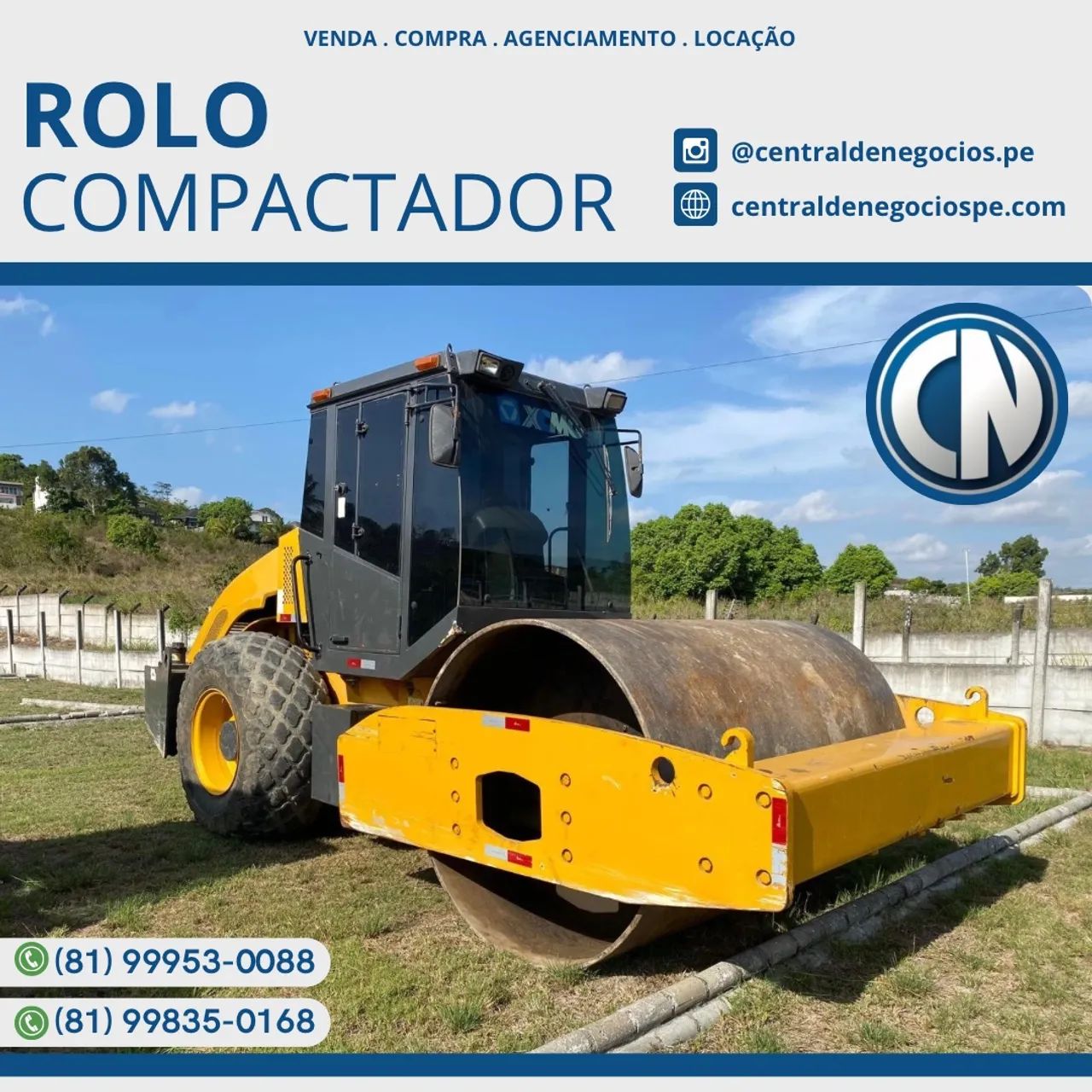 Rolo Compactador XCMG XS122RD 2014 - Foto 5