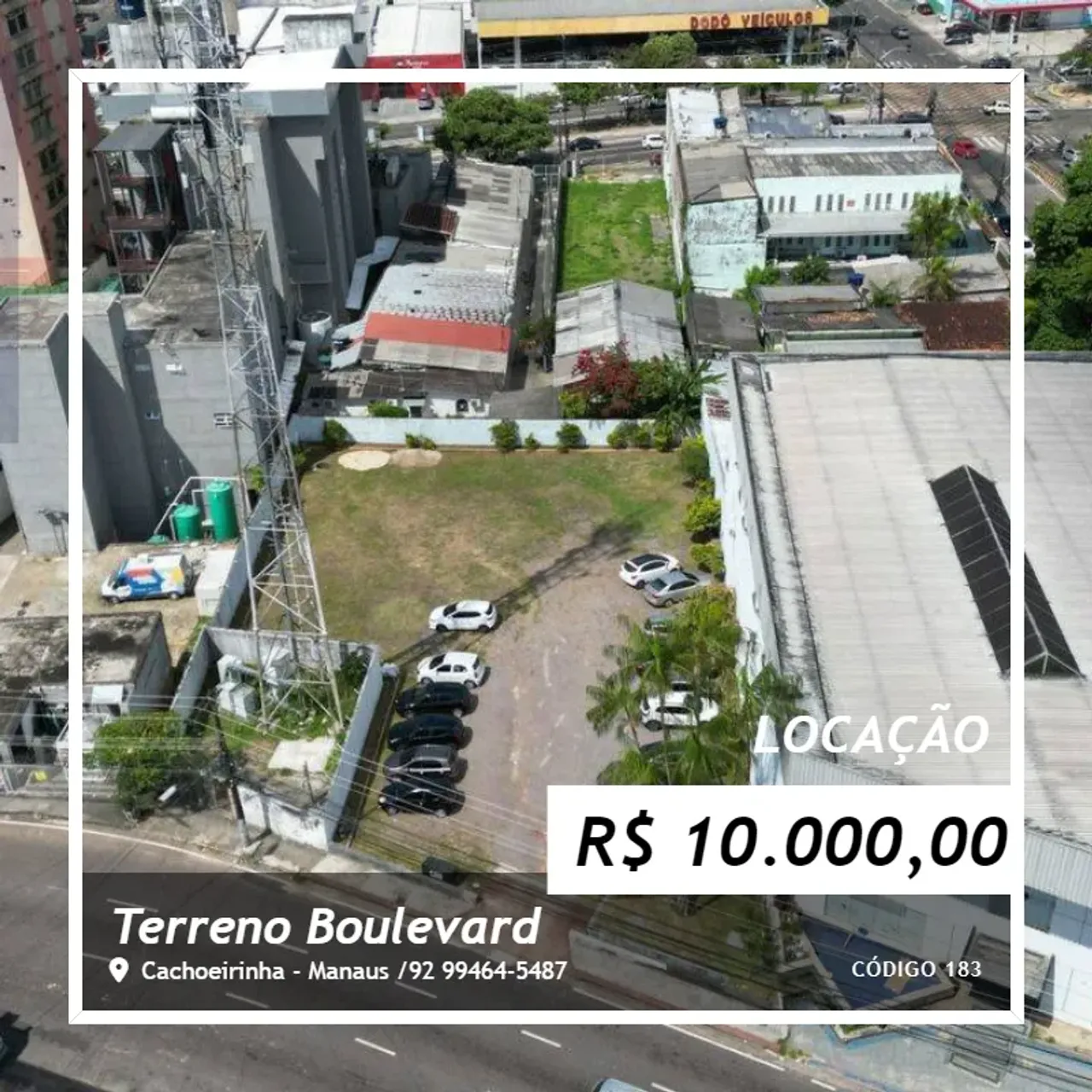 TERRENO, ADRIANÓPOLIS 1.264M², ACEITA BUILT TO SUIT
