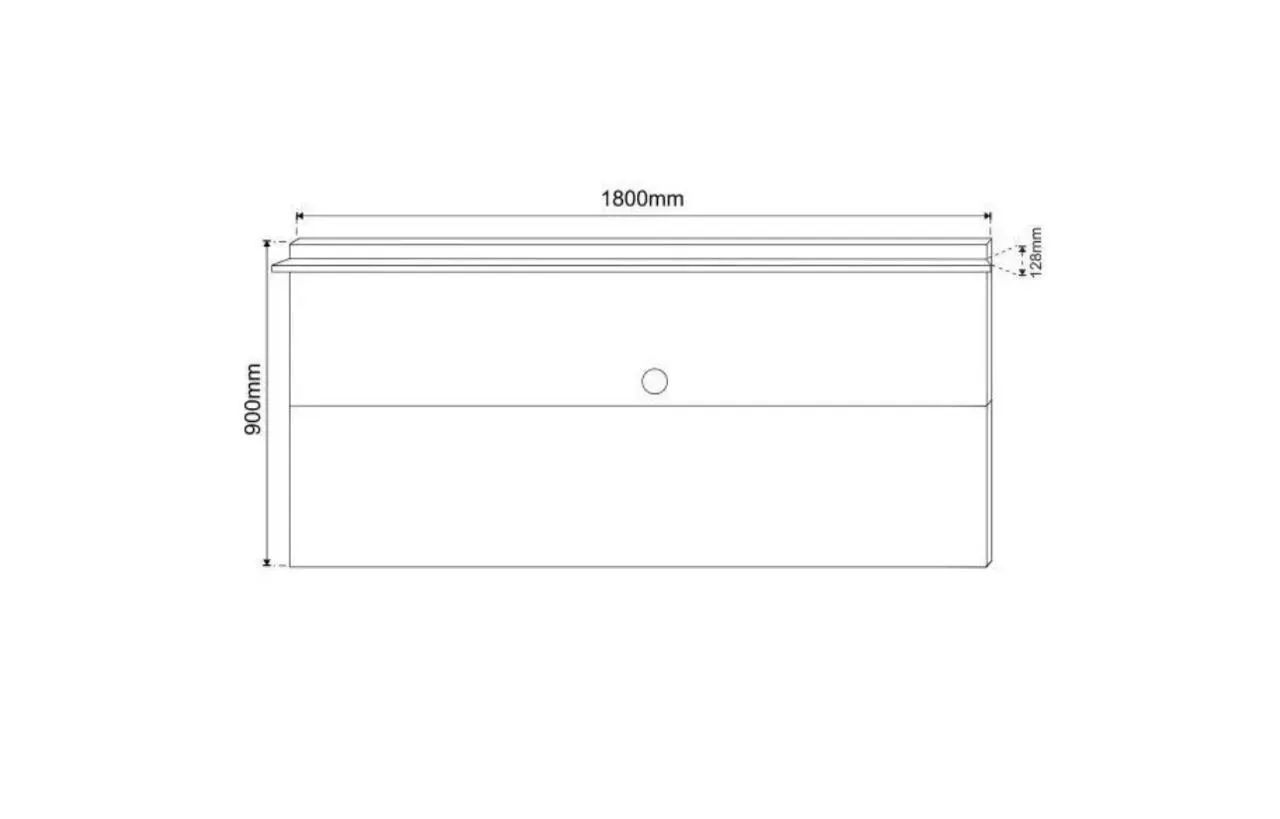 Rack suspenso e Painel marmorizado.  - Foto 5
