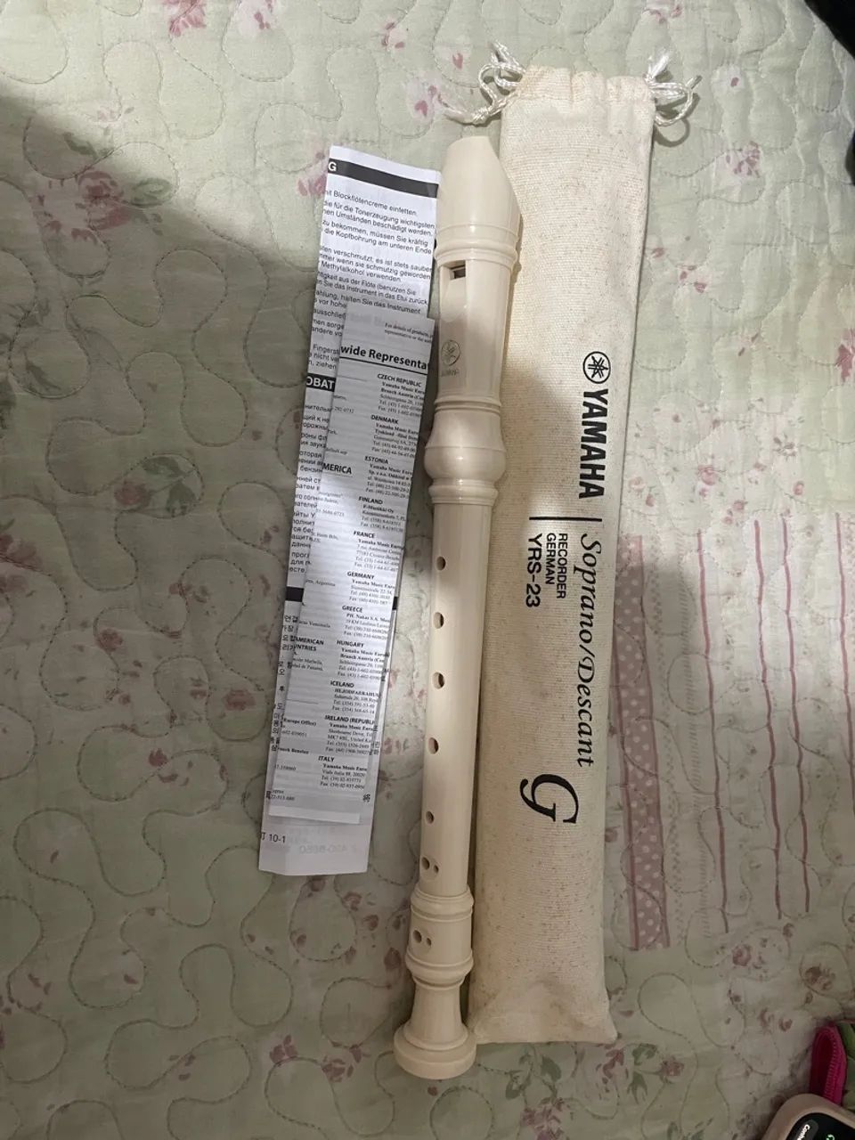 Flauta soprano germânica Yamaha