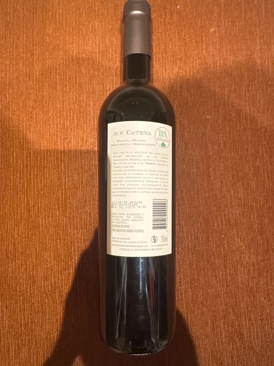 Vinho DV Catena Malbec 2022 - Foto 2