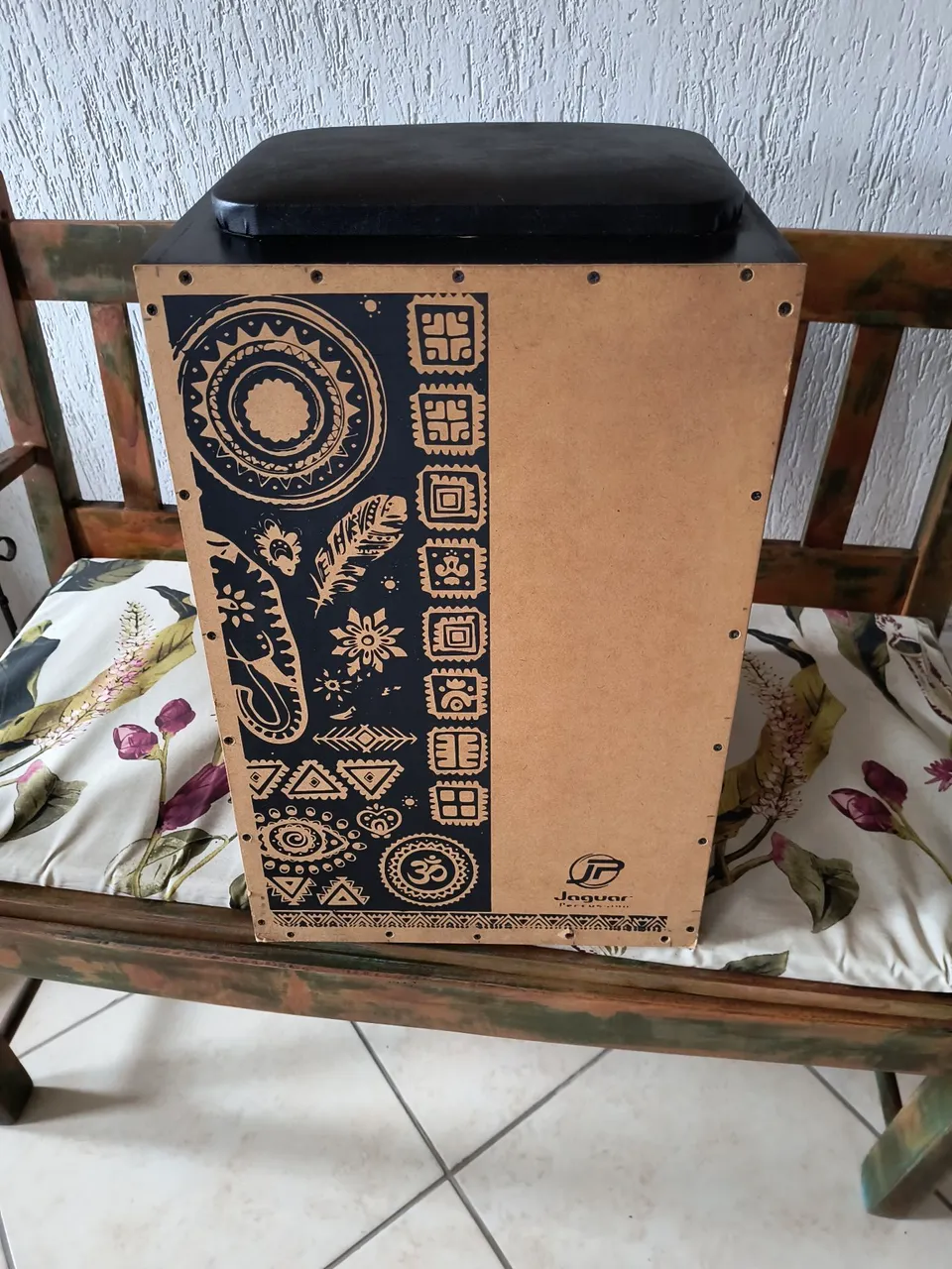 Cajón Percussão Jaguar
