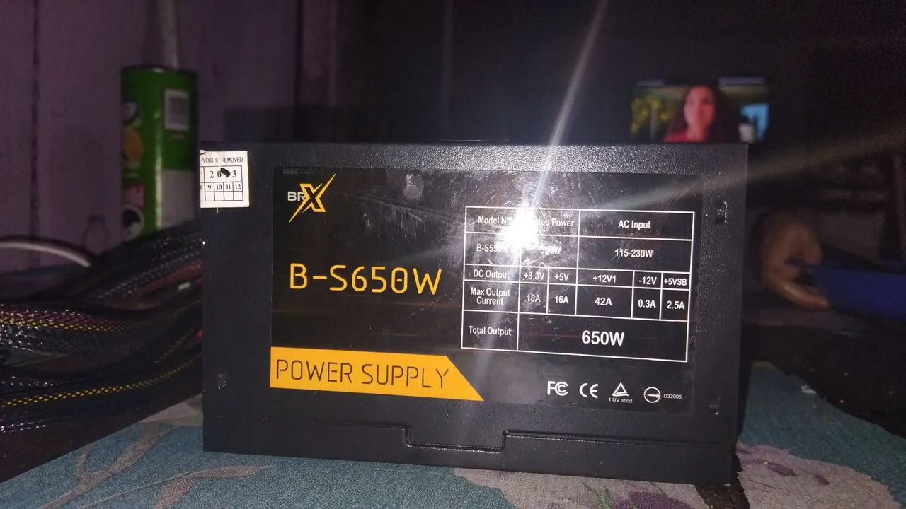 Fonte de Alimentação PC 650w Black Series - Foto 3