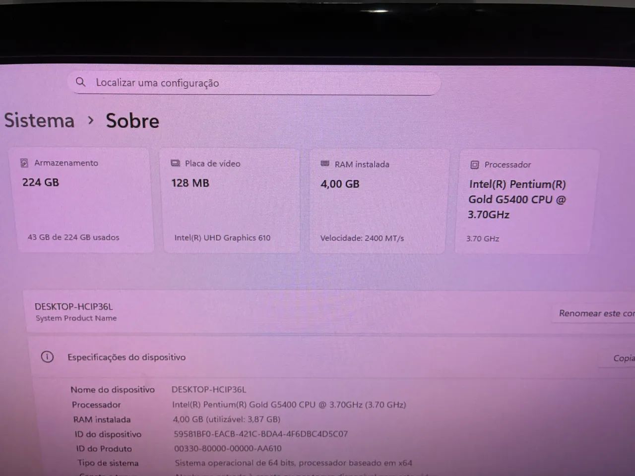 Computador completo com monitor 24 polegadas - Foto 5