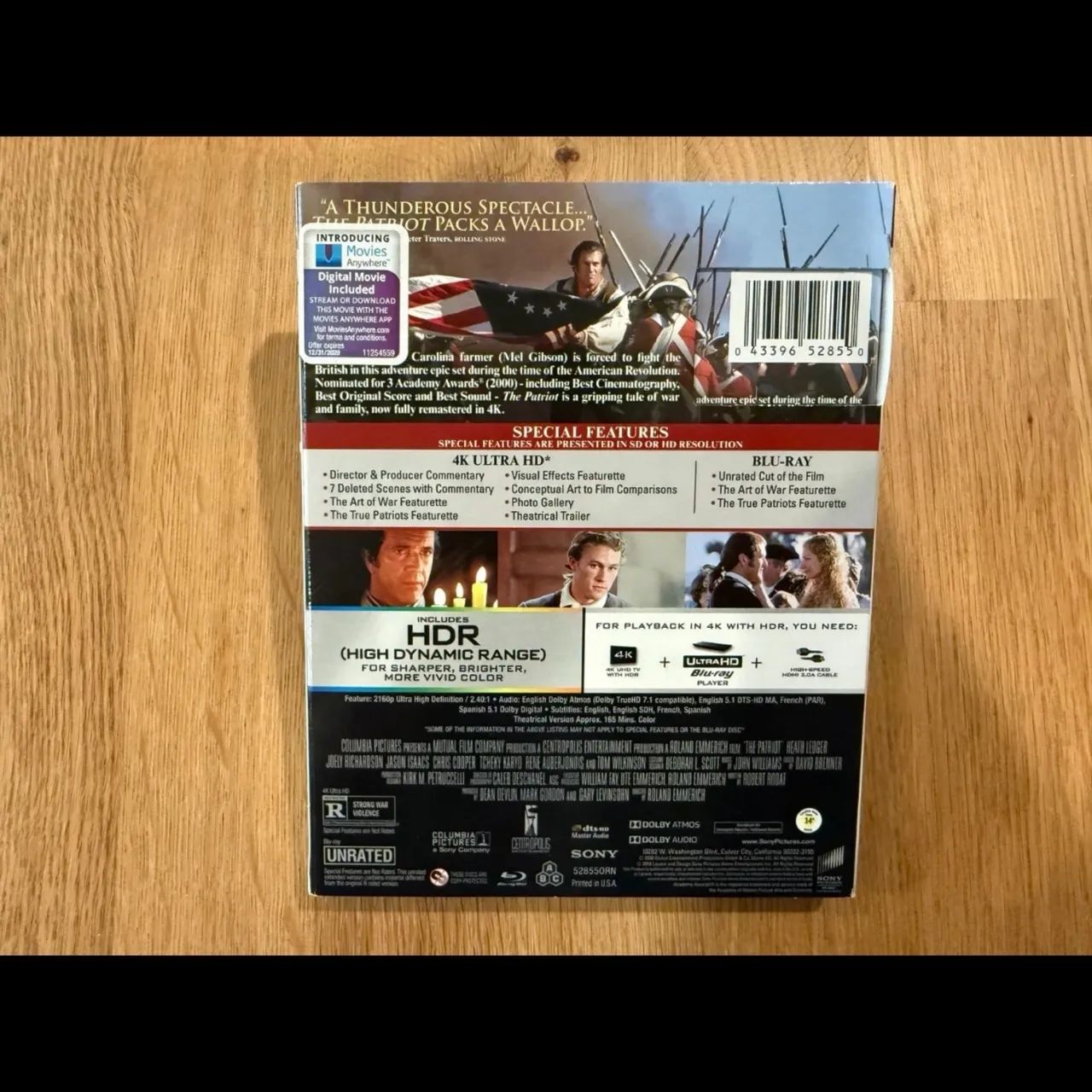 Bluray 4K O Patriota Dublado  - Foto 3