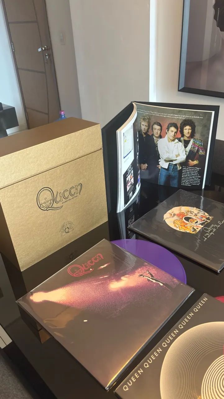 Lote 8 Albuns Vinil Queen The Studio Collection Half Speed Box - Foto 2