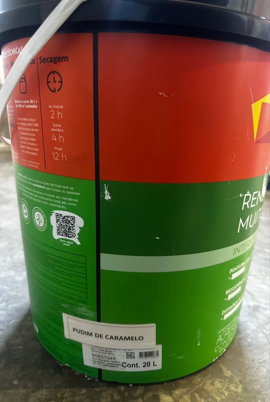 Tinta Suvinil 20L pudim de caramelo - NOVA  - Foto 3