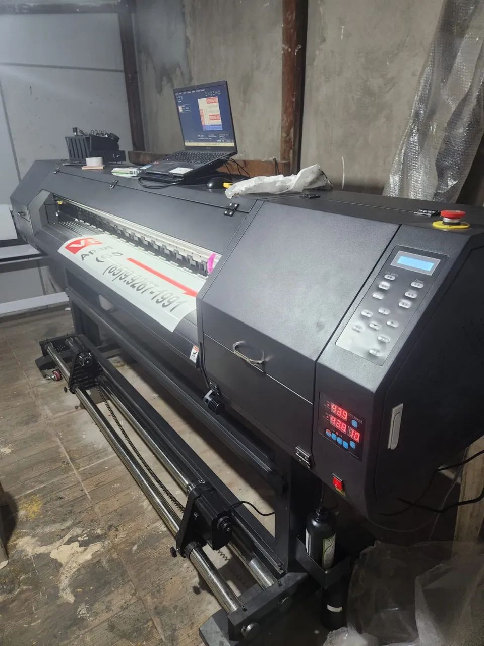 Impressora UV industrial 3,0m