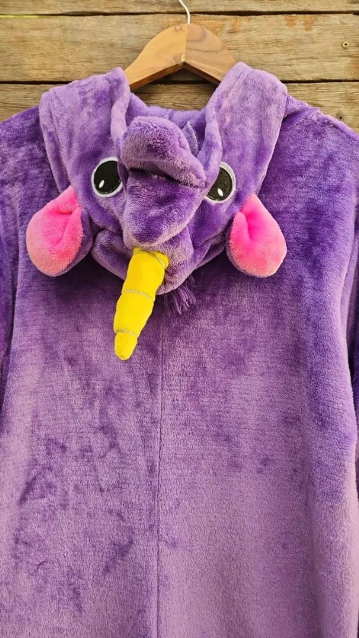 Pijama macacão de unicórnio kigurumi  - Foto 3