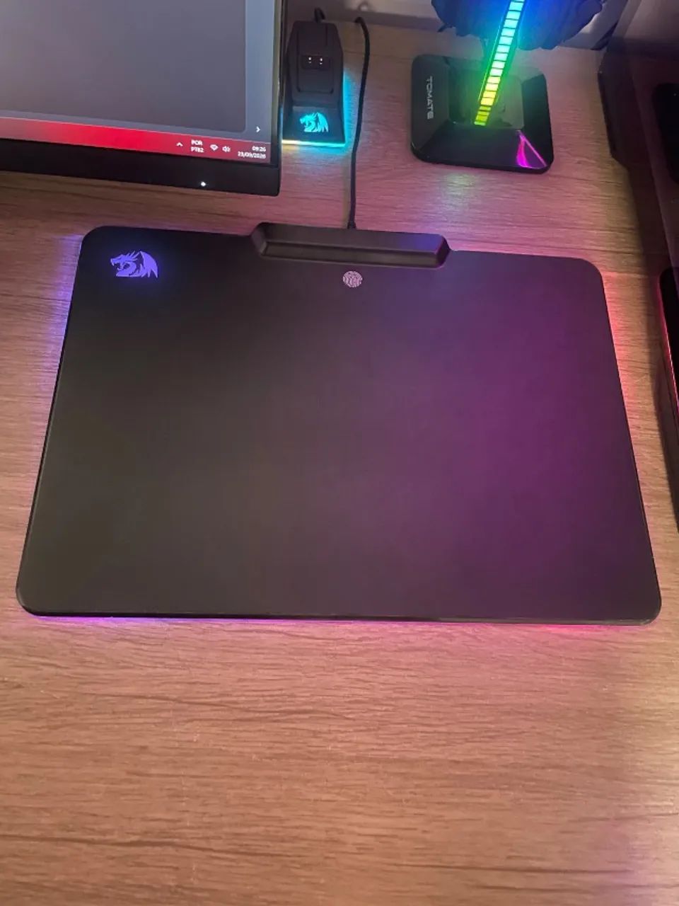mousepad redragon epeius rgb gamer