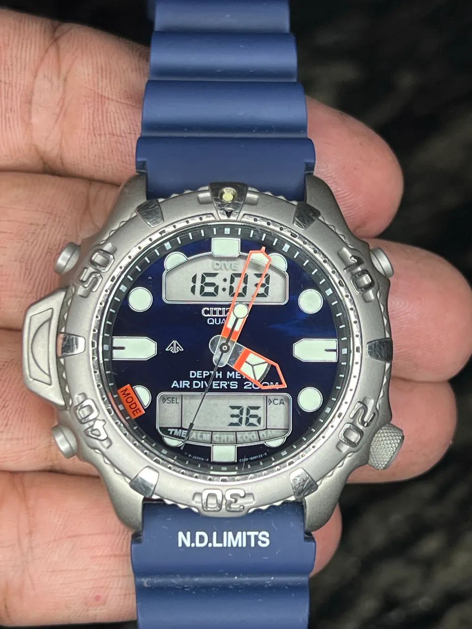 Citizen Aqualand C500 Titanium madrepérola japonês - Acessórios
