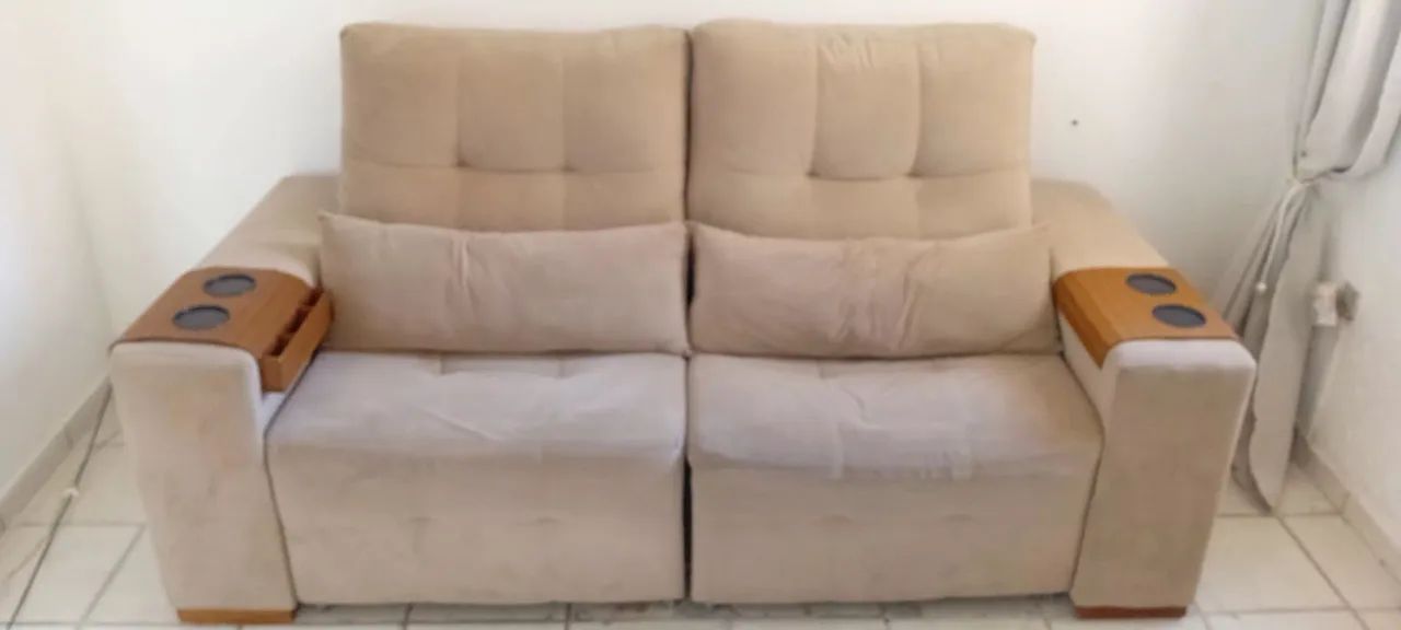 Sofá Retrátil 2 lugares