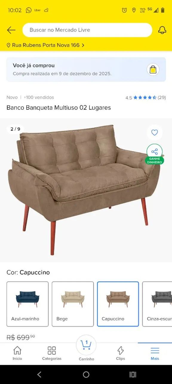 Sofá 2 lugares! Ótimo estado.  - Foto 3