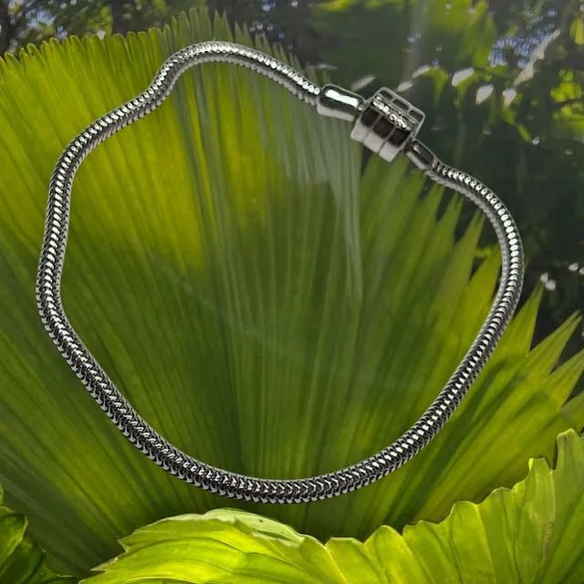 Pulseira Berloqueira de Prata - Foto 3