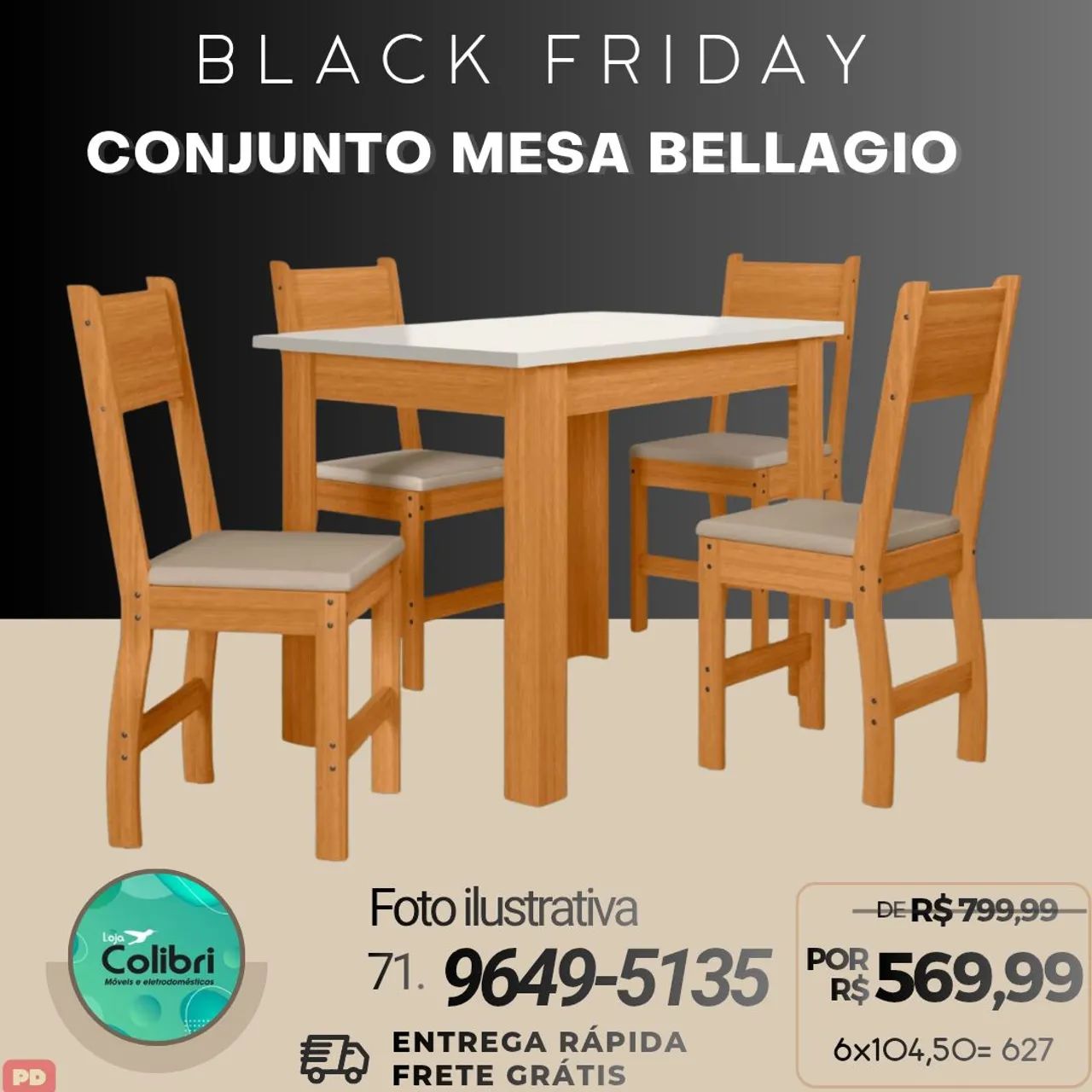 Conjunto Mesa  - Foto 2