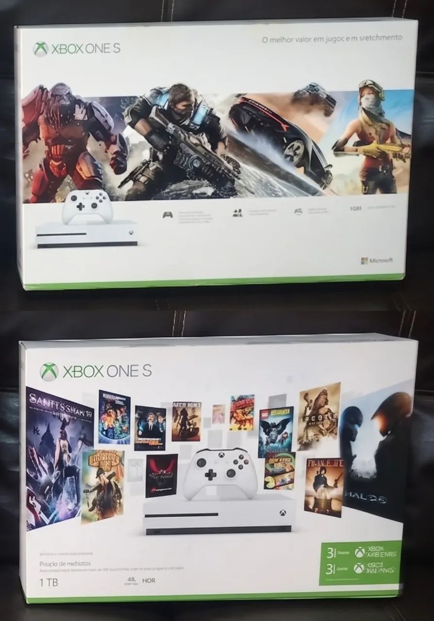 Xbox One S 1TB com Controle e Caixa Original - Foto 2