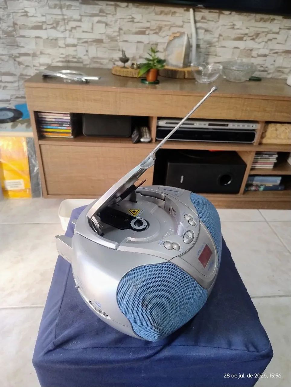 CD PLAYER BRITÂNIA SOUND BS77 AM . FM