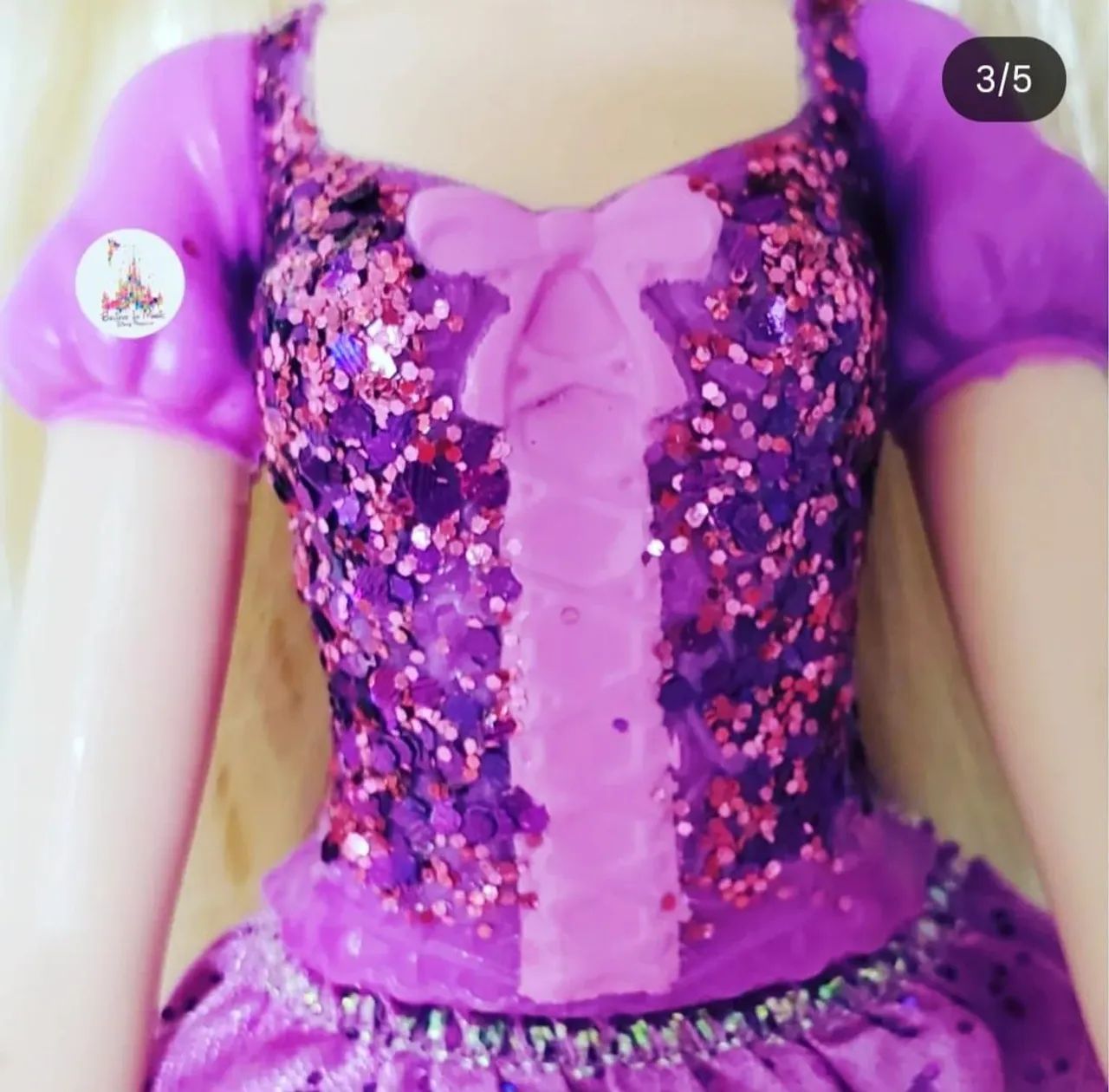 Boneca Princesa Disney Rapunzel Hasbro - Foto 3