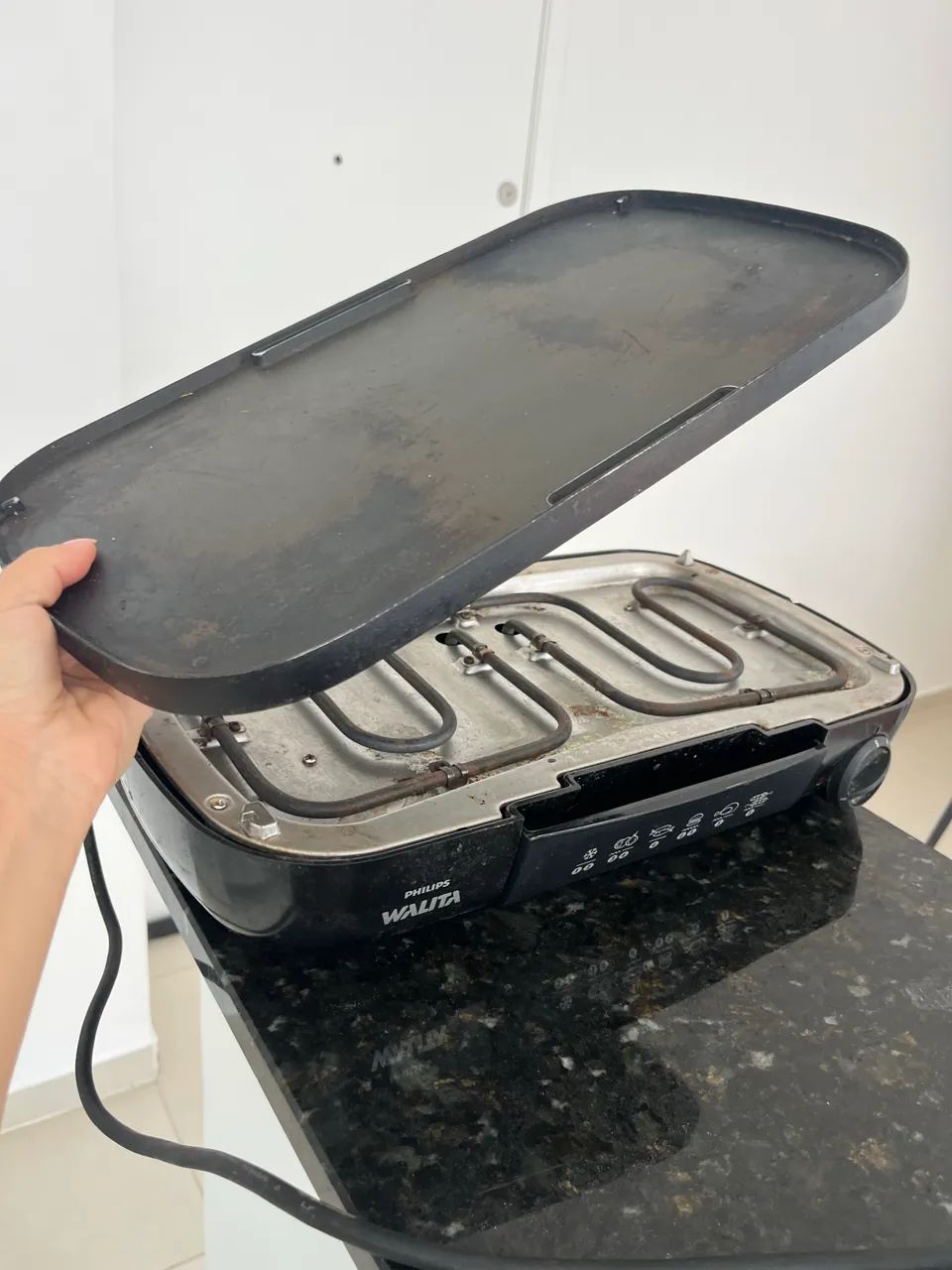 Chapa elétrica grill multifuncional 