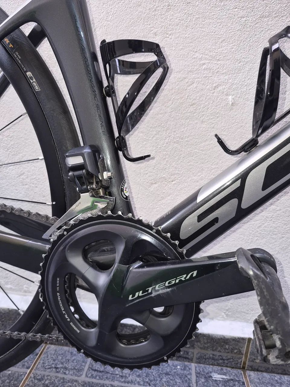Bike speed scott foil disc ultegra eletrônico 54 M - Foto 4