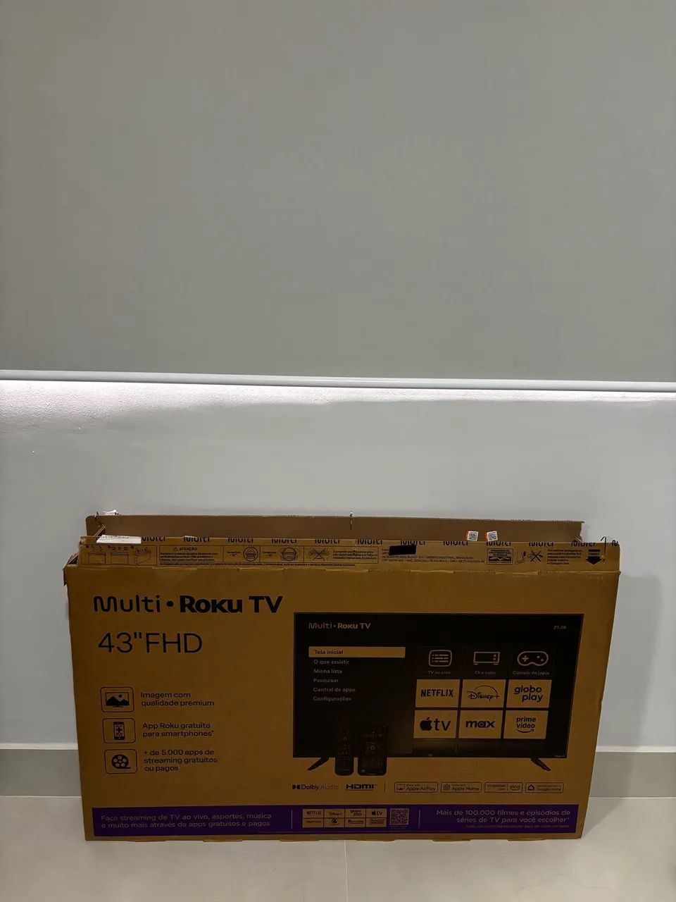 Televisão Nova Tv Roku 43 Polegadas - Foto 2