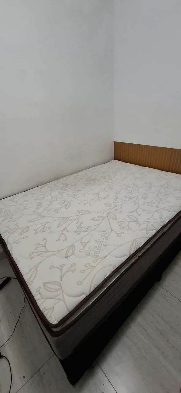 Colchão casal de molas ensacadas e base  - Foto 3