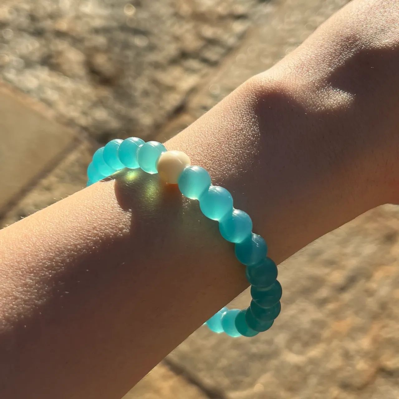 Pulseira Lokai azul - Foto 4