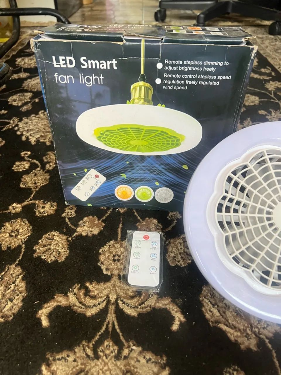Ventilador de teto com led - Foto 3