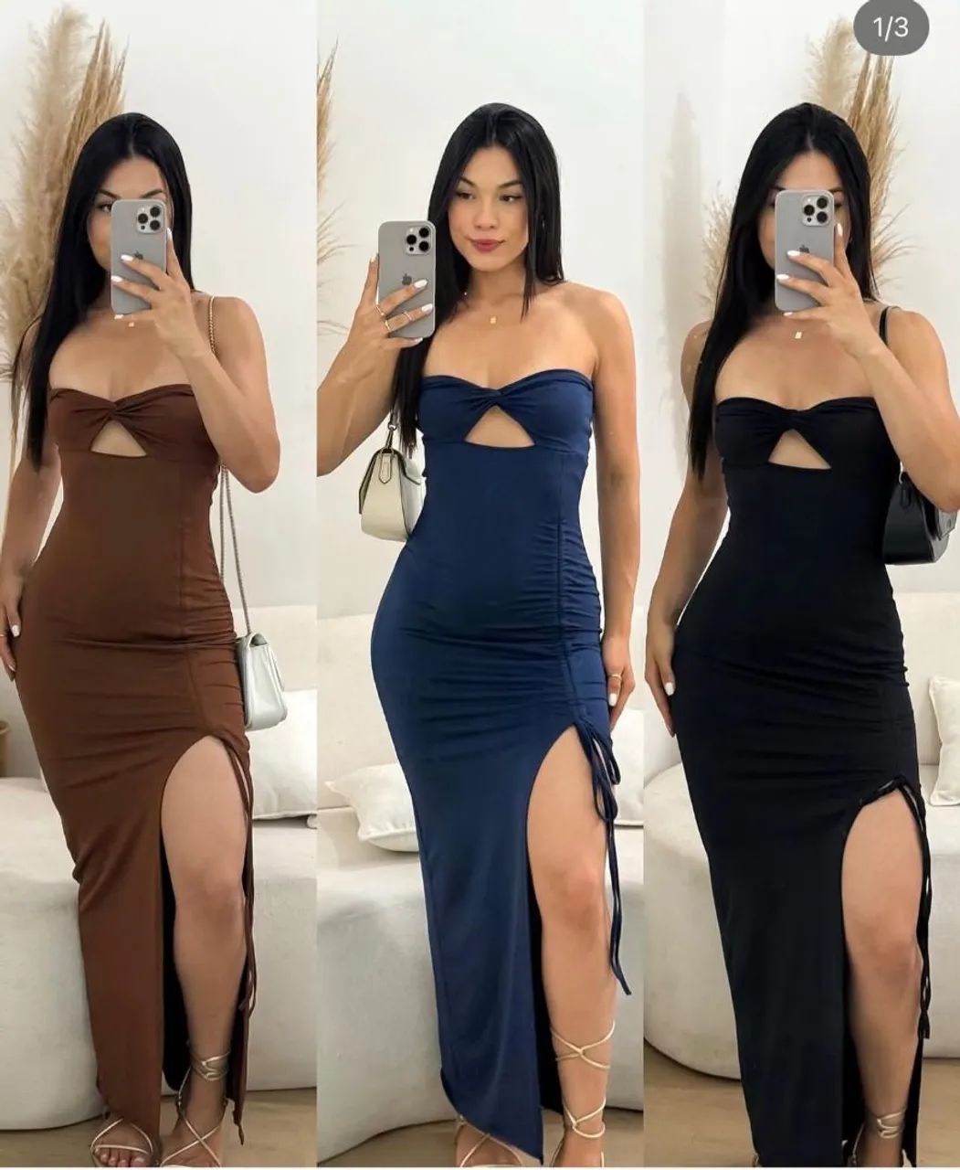 Vestidos e conjuntos na poliamida 