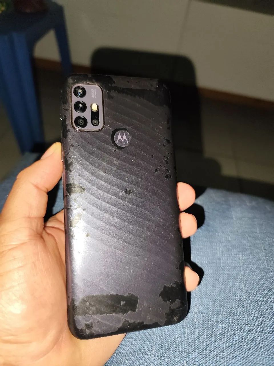 Celular Moto g10 promoção baratinho. Funcionando perfeitamente e com carregador. - Foto 2