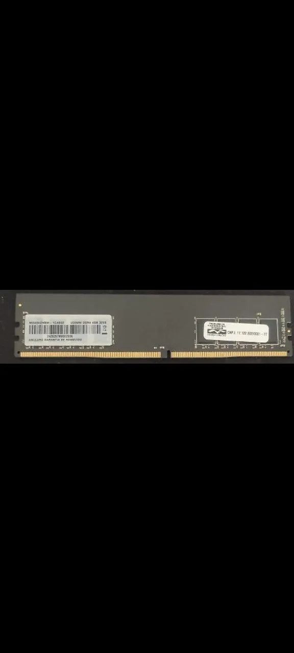 Memória ram ddr4