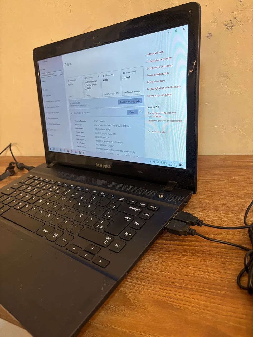 NOTEBOOK i3 com SSD - Foto 2