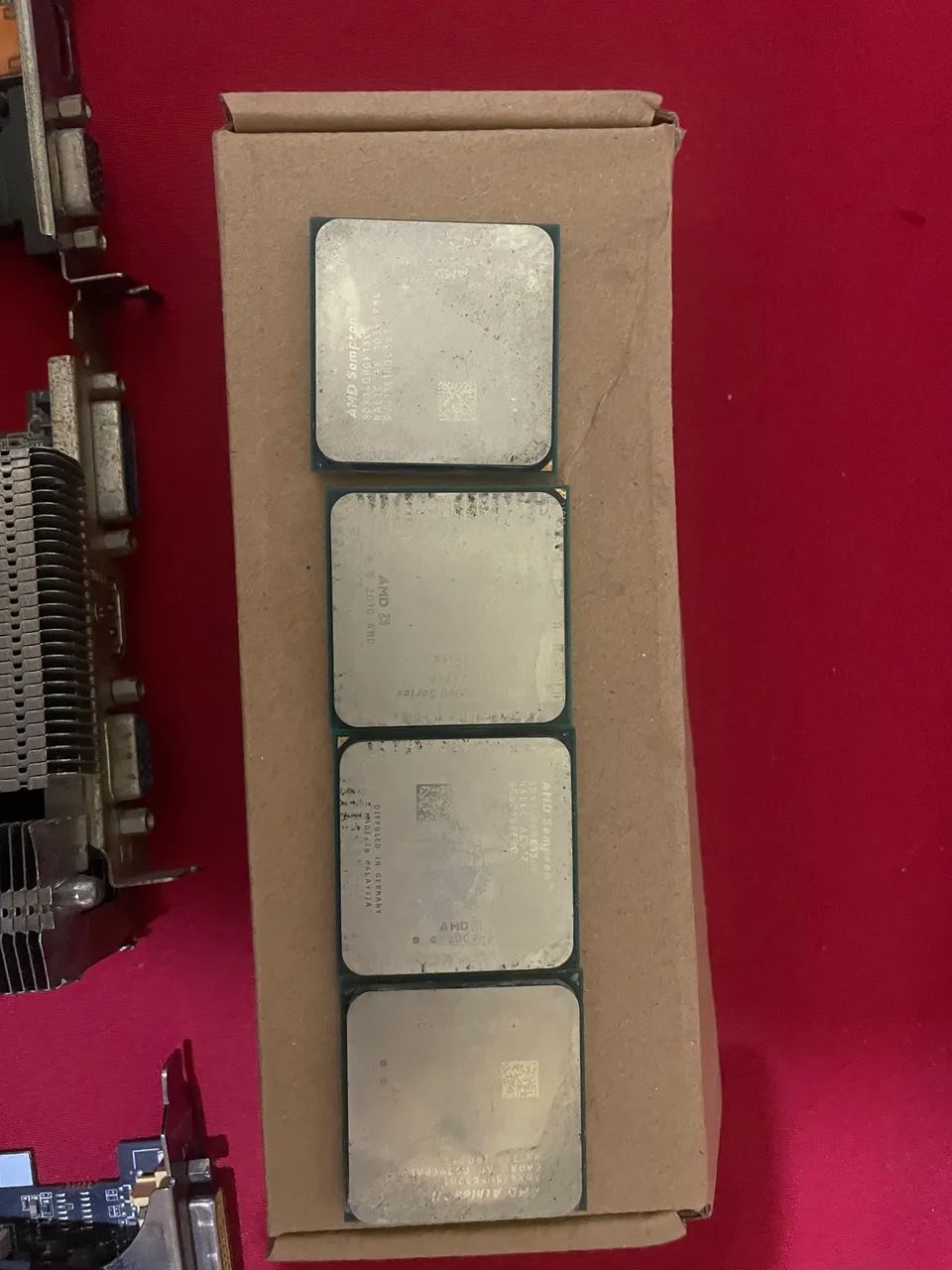 Lote de processadores lote de placa de vídeos 