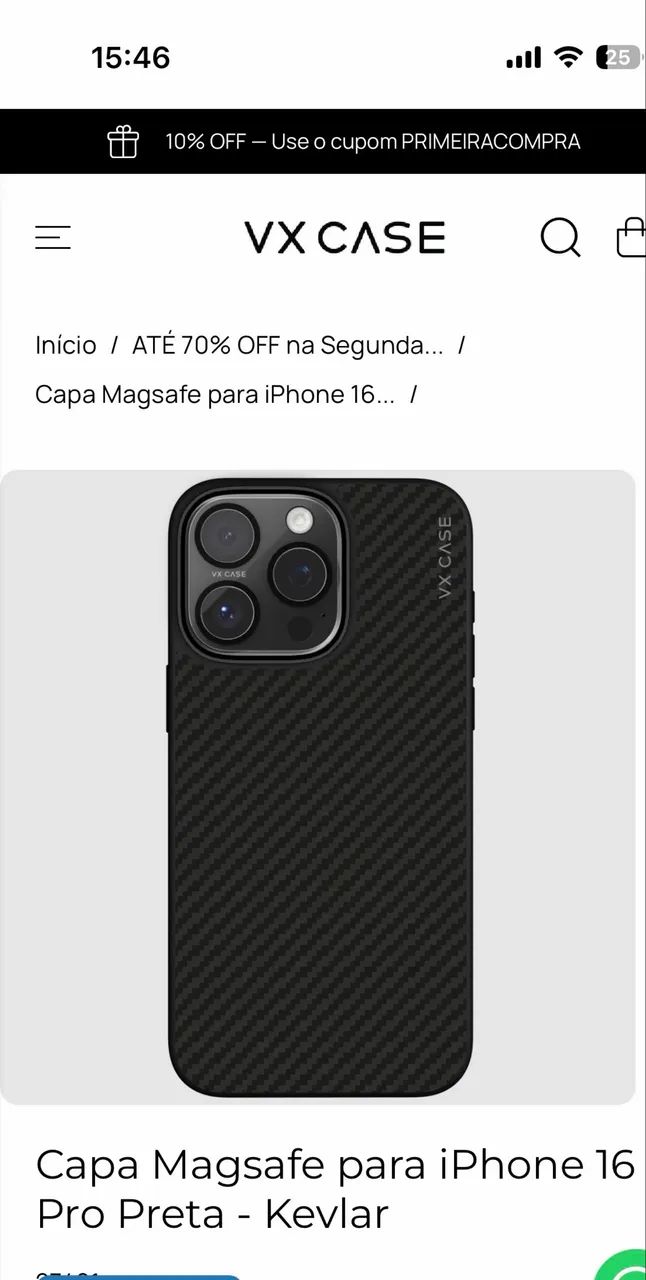 Vendo IPhone 16 pro preto cósmico 128 gigas - Foto 4
