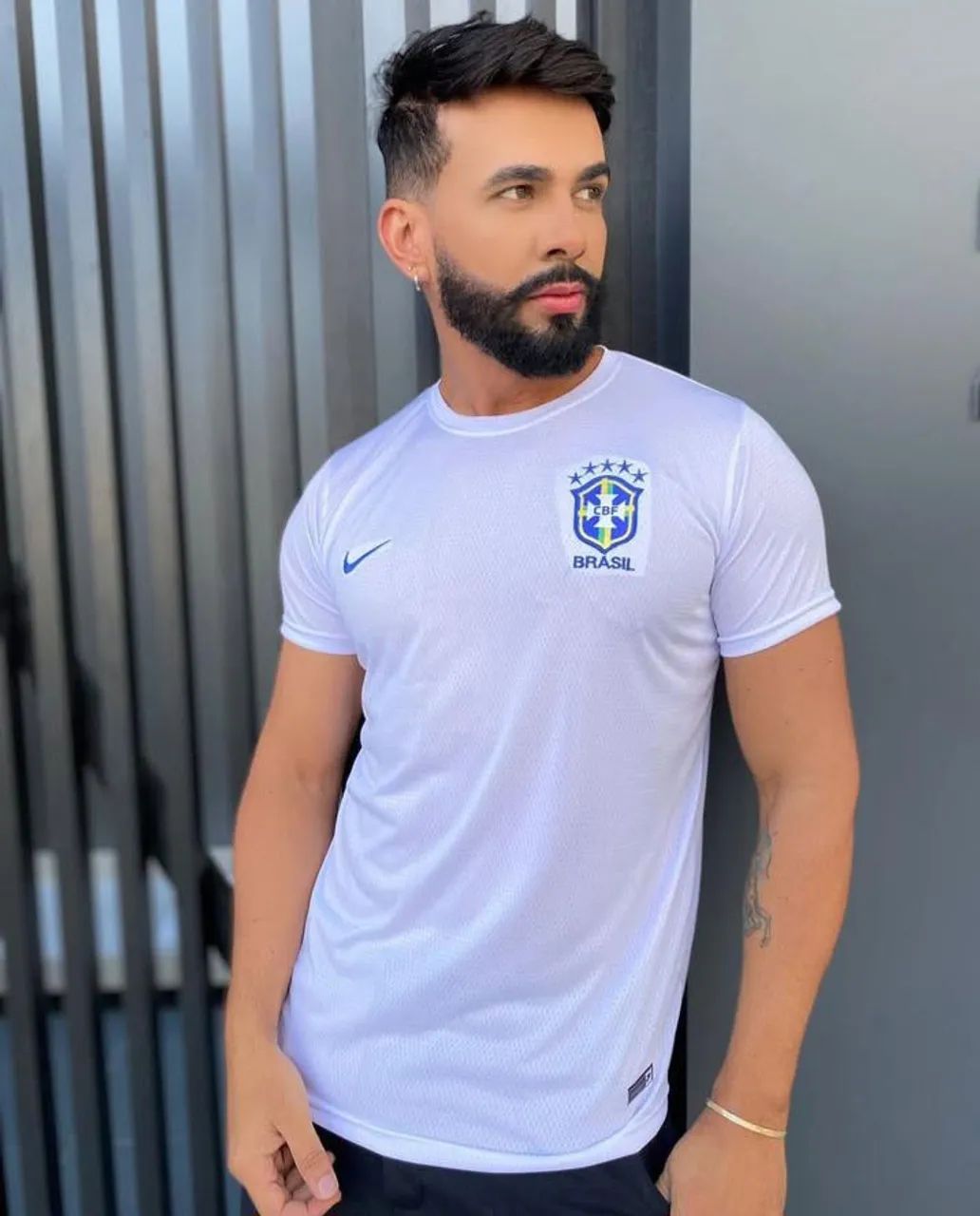 Camisa do Brasil em poliéster do P ao GG  - Foto 4