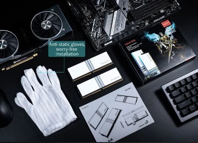 Kit (2x8GB) Memória RAM Asgard Valkyrie DDR4 RGB - Foto 5