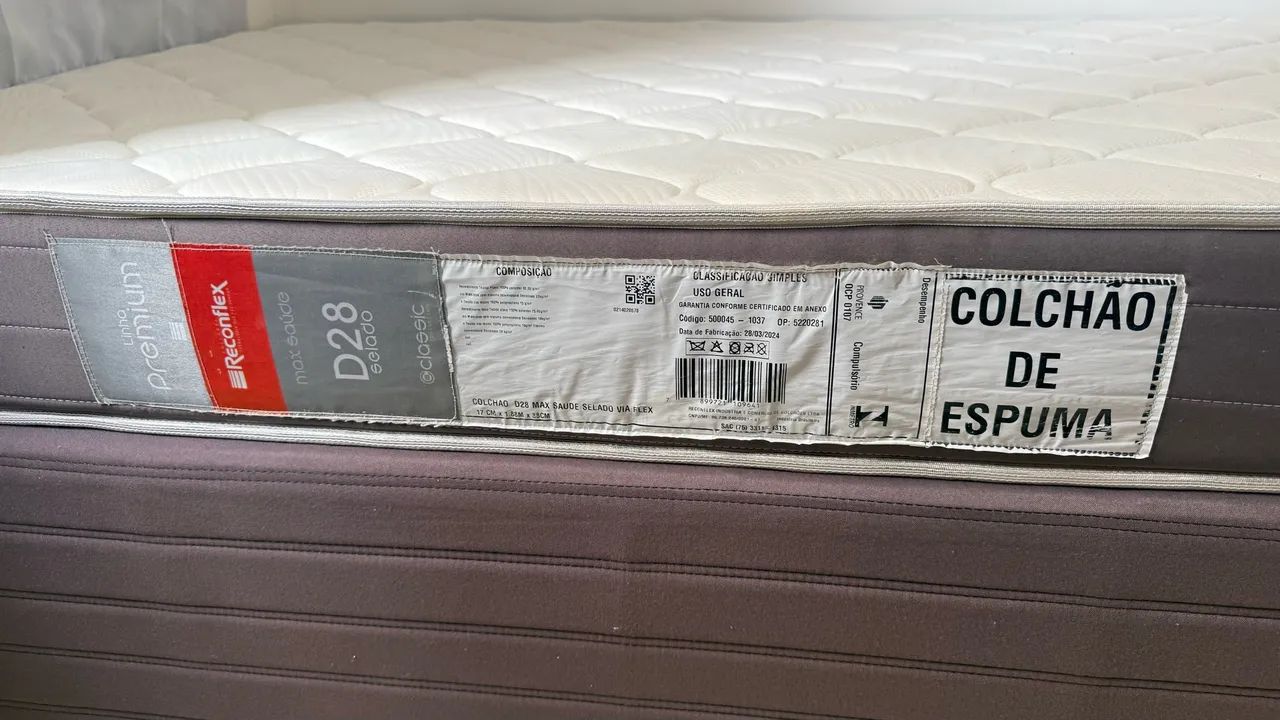 CAMA BOX DE SOLTEIRO RECONFLEX - Foto 3