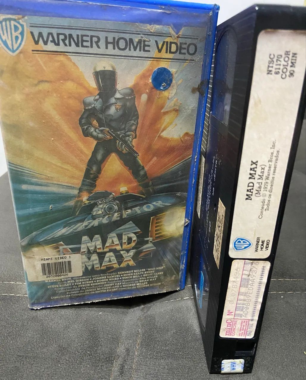 Fita VHS filme Mad Max 