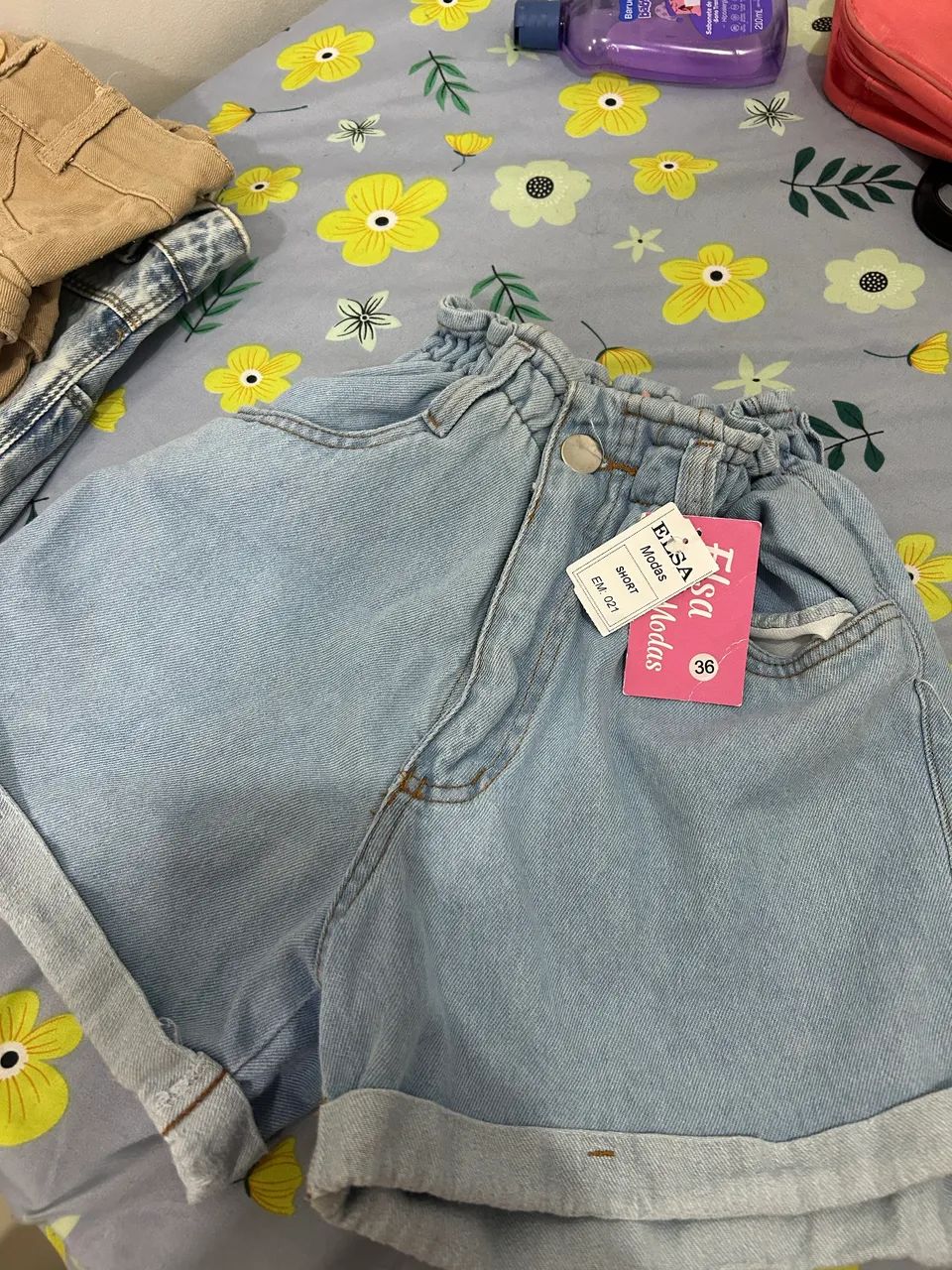 Short Jeans tam 36 - Foto 2