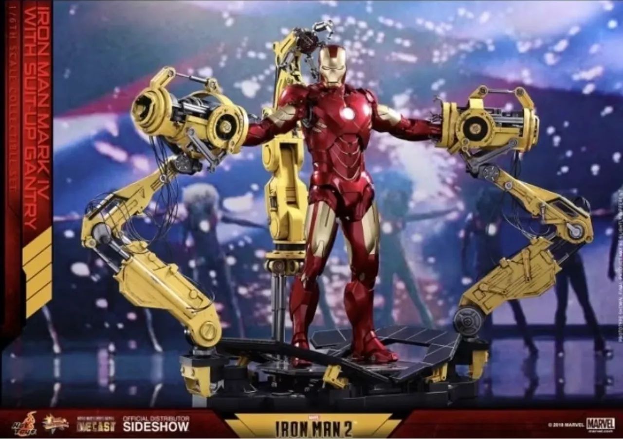 Hot toys Mark 4 with suit up gantry diecast - Hobbies e coleções