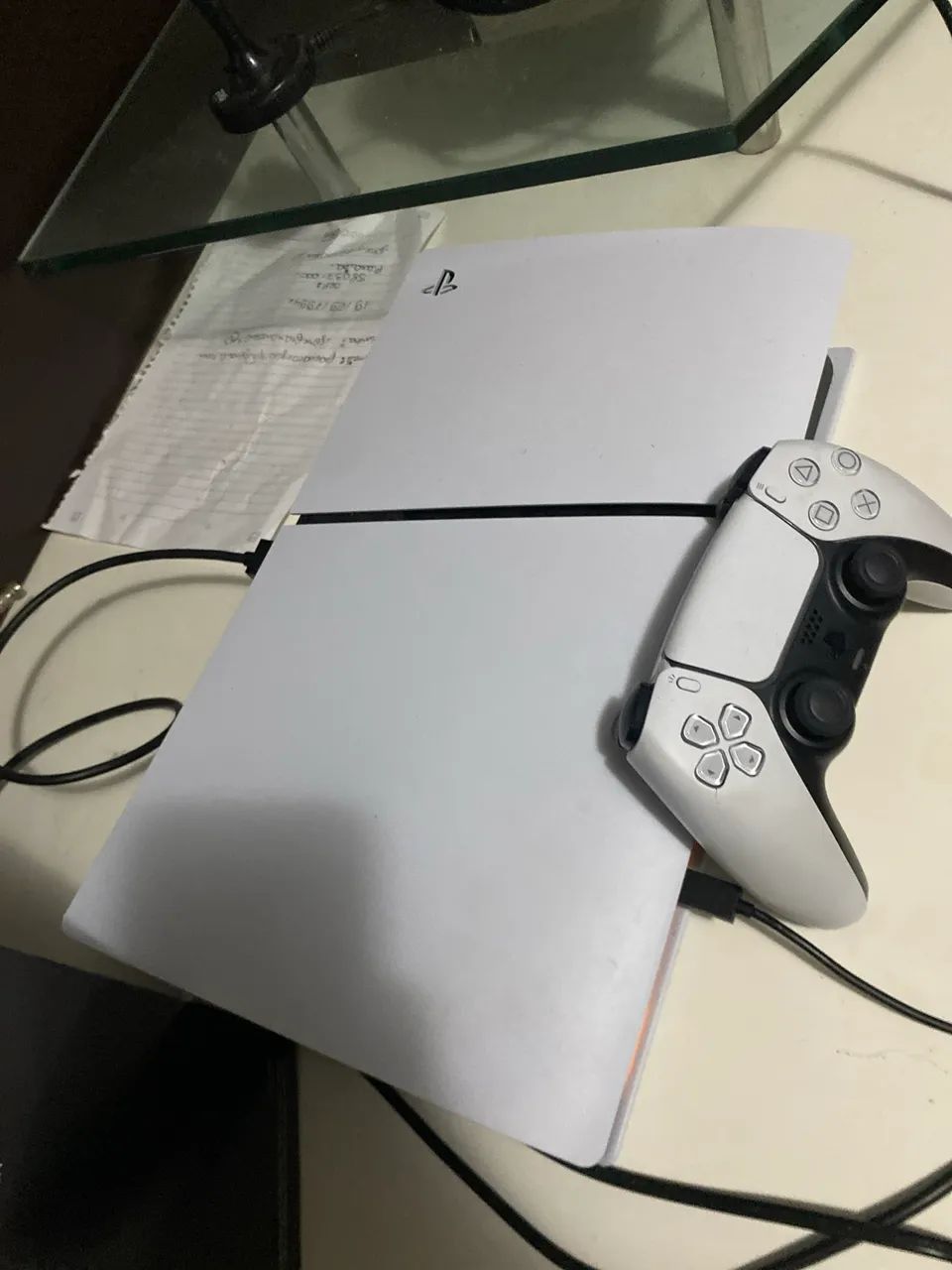PS5 com cinco dias de uso em ótimo estado e com nenhum defeito e vê com plano de jogos - Foto 2