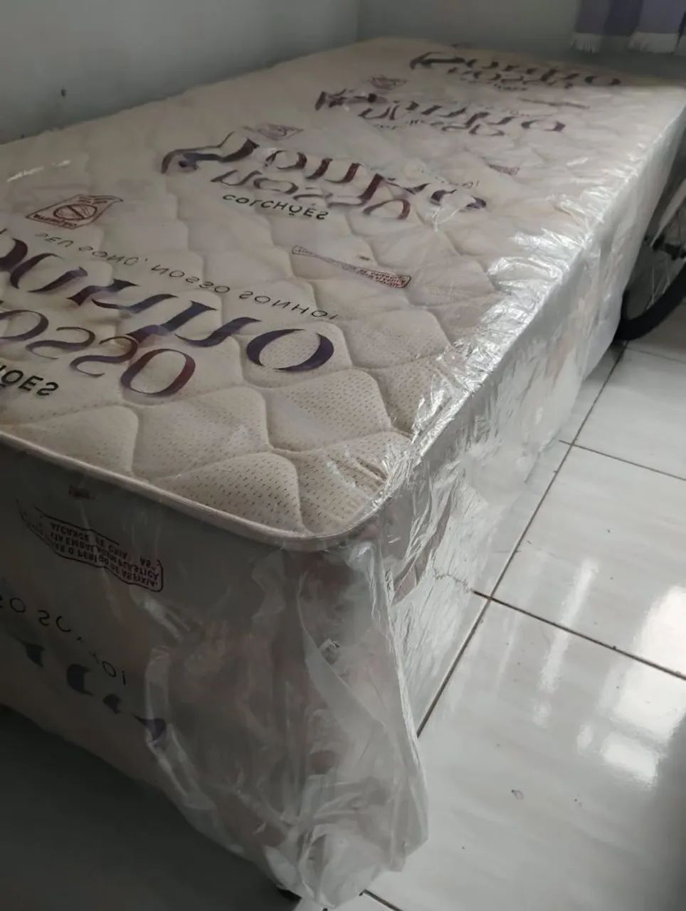 Cama box solteiro ortopédica 