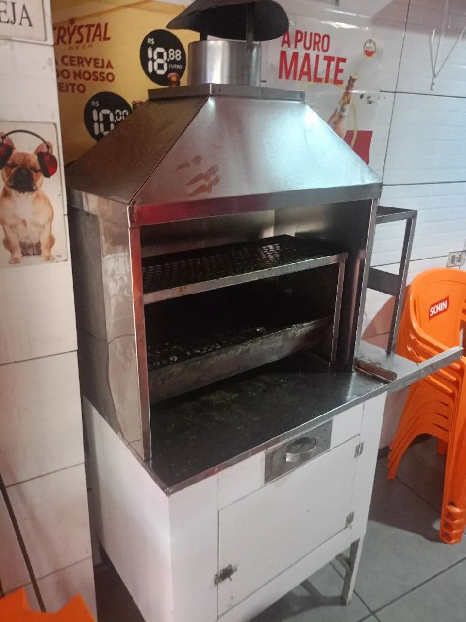Carrinho de churrasco usado em ótimo estado  - Foto 2