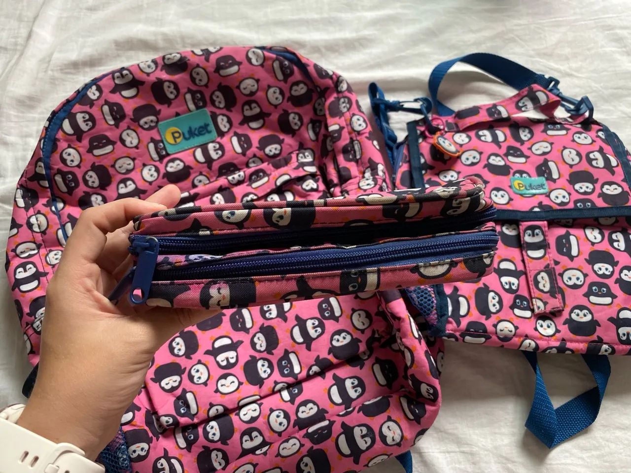 Kit Puket - mochila, lancheira e estojo - Foto 3