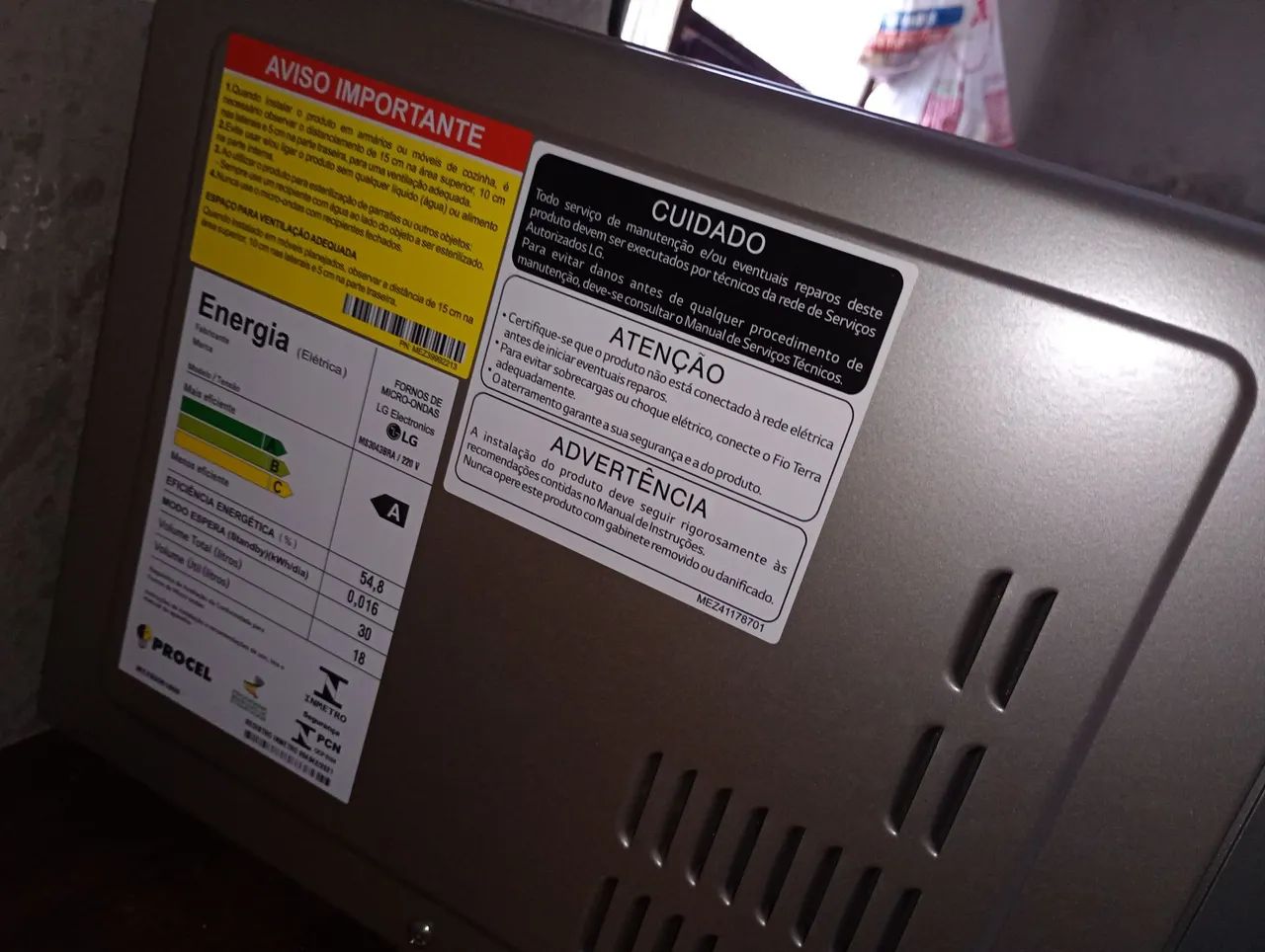 MICROONDAS 30 Litros LG Utilizado apenas 2 vezes  - Foto 2