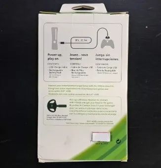 CABO CARREGADOR + BATERIA / CONTROLE X-BOX 360 kit Play & Charge para controle de Xbox 360 - Foto 4