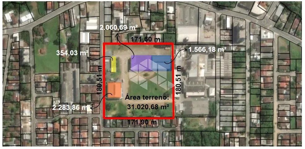 VENDE-SE COMPLEXO INDUSTRIAL COM 31.020,68M² - VELHA CENTRAL - BLUMENAU/SC - Foto 3