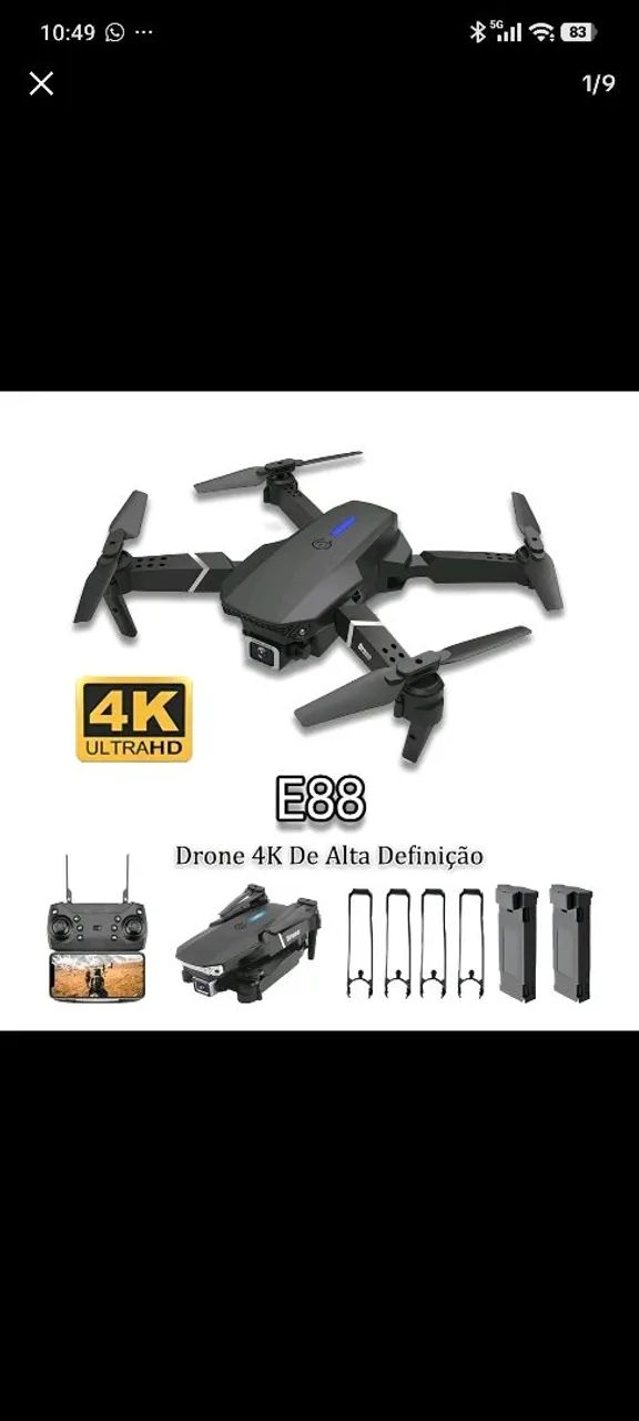 Drone E88 Wi-Fi Dual Camera HD - Foto 5