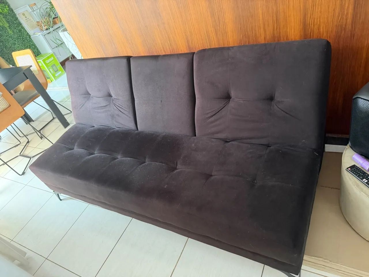 SOFÁ PRETO sofá-cama
